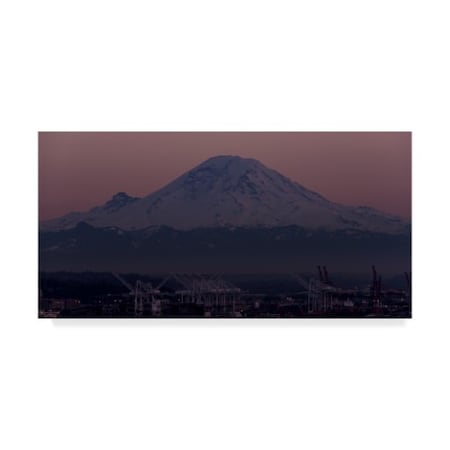 Brenda Petrella Photography Llc 'Mount Rainier Centered' Canvas Art,24x47